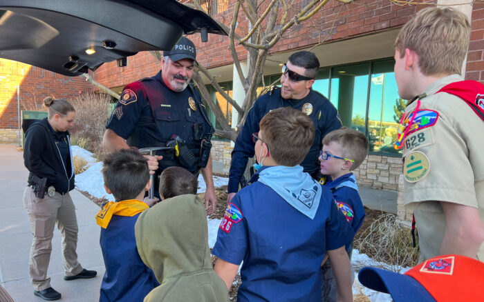 Lone Tree Police Department Open House City Of Lone Tree   3.23.22 LTPD ScoutVisit 6 700x438 